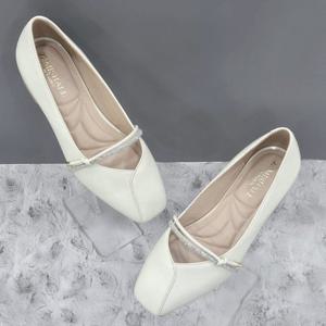 [탠디]보석 스트랩 펌프스 X2HS50DI27 G-IVORY 1SD JJ