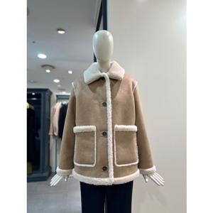 [CC콜렉트] 페이크 레더 하프 무스탕 (C254PSJ613)