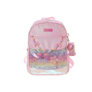 [프렌치캣(정상)]핑크 포켓 책가방(Q61DG2051)