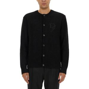 돌체앤가바나 로고 자수 버튼 가디건 GXV59Z JFMIMN0000