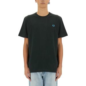 프레드페리 로고 자수 크루넥 반팔 티셔츠 FP M1600 51 W64