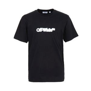 오프화이트 스프레이 애로우 반팔 티셔츠 44MAA027G5J00I 1001