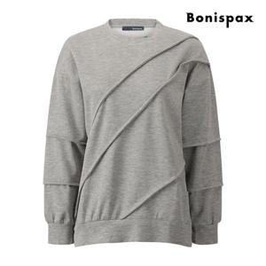 보니스팍스  절개 라인 루즈핏 맨투맨 티셔츠 (XPCTS002M0)