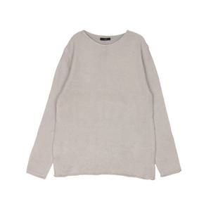 남성 루즈핏 롱 라운드넥 롤링 긴팔 니트티 ANIT105