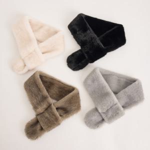 [커스텀에이블] 고리 인조퍼 머플러_T2512AC037D