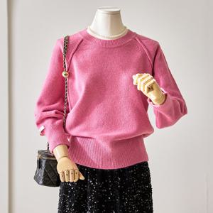 [커스텀에이블] 핀턱 나그랑 라운드니트_T2512KN189D