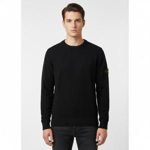 25FW 스톤아일랜드 K2S15 5100072 와펜 패치 램스울 크루넥 니트