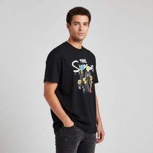 발렌시아가 670943  더 심슨 콜라보 로고 반팔 티셔츠