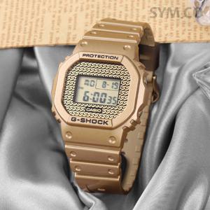 지샥 DWE-5600HG-1 메탈릭 골드 커스텀 세트 오리진 남자 우레탄 시계 d