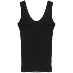 브루넬로쿠치넬리 스쿱넥 슬리브리스 니트 탑 MG902FP100 C101