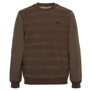 [와이드앵글]남성 CO 패딩 슬리브 라운드 방풍 스웨터 WMW25K73E6