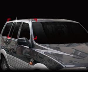 무쏘스포츠 크롬 썬바이저 윈도우 바이저 4P