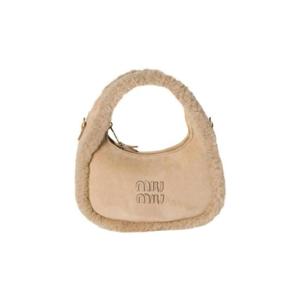 미우 미우 원더 셔링 백 샌드 베이지 5BC125-2IDK-F0036