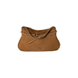 미우 미우 아벙츄어 셔링 백 코코아 브라운 5BC181-2IDK-F0324