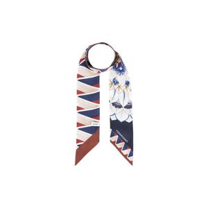 페라가모 실크 스카프 네이비 321134-787764