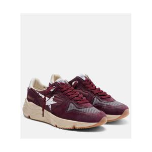 골든구스 Running Nylon 스웨이드 트리밍 스니커즈 P01132982