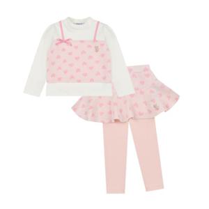 [프렌치캣(백)]PK 하트 뷔스티에 치랭스세트 Q55DDT300.DP200