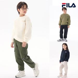 [휠라키즈]휠라키즈 남,여 아동 베이직 기모 맨투맨 3종 택1_FK2POG4101X