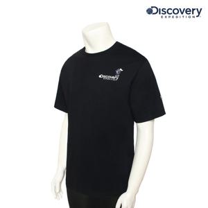 디스커버리 공용 킨조 바시티 캠퍼스 그래픽 티셔츠 블랙 DXRS5Q043 DXRS5Q043BKS