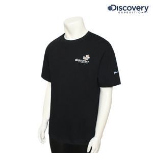 디스커버리 공용 킨조 바시티 심볼 그래픽 티셔츠 블랙 DXRS5O043 DXRS5O043BKS