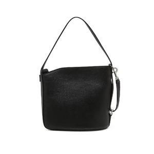 [헤지스] 엣지백 시그니처 블랙 레더 숄더 M /HIBA6E357BK