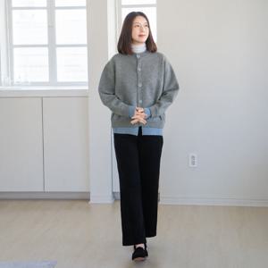 엄마옷 마담4060 포켓코튼기모밴딩팬츠 여성바지 데일리 -ZPN2512030-