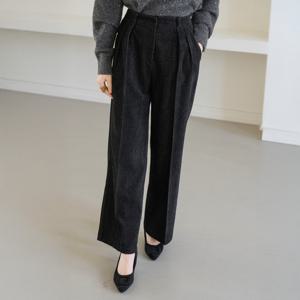 엄마옷 마담4060 모던베이직 소프트터치와이드기모팬츠 여성바지 데일리 -ZPN2512027-