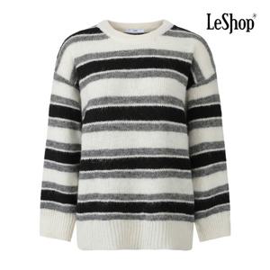 [르샵]라운드넥 블록 니트 BPBKP017A