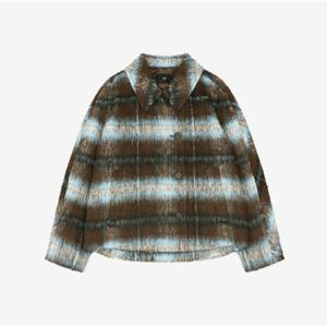 [씨]싱글카라 체크 자켓 SLJAX2144