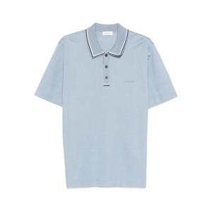 살바토레 페라가모 긴팔 셔츠 145341 0790957 CEBIA BLUE