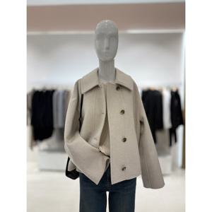 [숲]싱글카라  크롭 울재킷  SBAJK90S