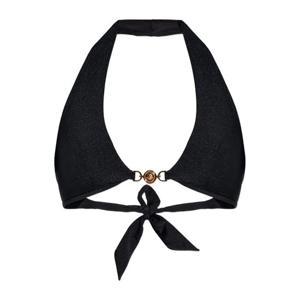 베르사체 골드 링 디테일 홀터넥 비키니 탑 10225311A17153 1B0