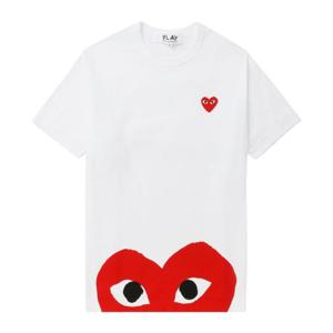 꼼데가르송 그래픽 코튼 크루넥 반팔 티셔츠 AXT034D 1