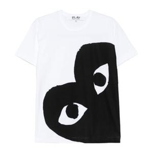 꼼데가르송 그래픽 코튼 크루넥 반팔 티셔츠 AXT347 1