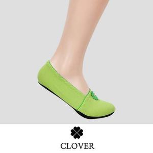 크로바 발등 플라워 자수 숙녀 덧신 미끄럼방지 남자