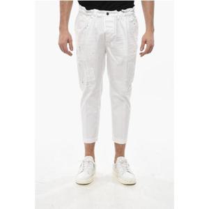 디스퀘어드2 스트레이트 팬츠 S74KA0974 S41794 100 White