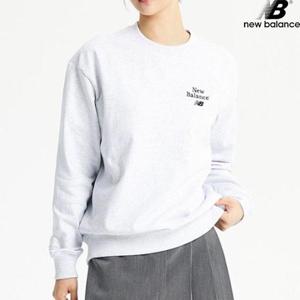 뉴발란스 NBNCD33863-LG NB BOY 그래픽 맨투맨 세미오버핏 남녀공용 긴팔티