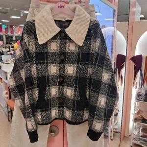 수스 HC13 니트카라 쟈켓 S254NJKA02