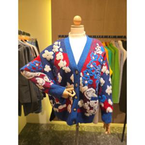 [러브앤쇼] 멀티 플라워 배색 가디건 GCFMGCD01