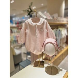 (밍크뮤10) 26SS 신상 HK (PK)스트라이프SET바디슈트 (3611260407)