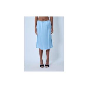 25 FW 프라다 여성 Satin Midi Skirt pra0263115gry