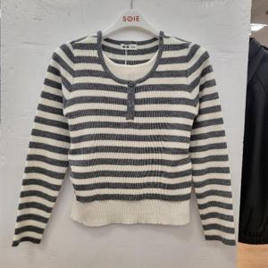 소이 HC22 레이어드 스트라이프 니트티 26S5051