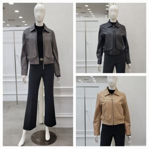 [미니멈]지퍼형 가죽점퍼(MYCKLJ8910GY)_IC