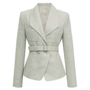 [미니멈]투버튼 벨티드 자켓 (MXDAWJ1020SV)_IC