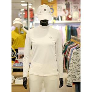 루이까스텔 세이브존03 여성 골프 가을 로고 베이직 반목 티셔츠 AF7LETS901A