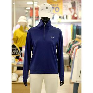 루이까스텔 세이브존03 여성 골프 가을 컬러 제원단 카라 반집업 티셔츠 AF7LETS903A