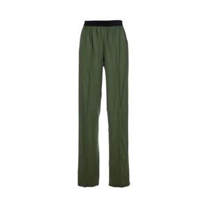 TOM FORD Green Pants with Elastic Waist with Logo Lettering in Silk Stretch Woman PAW683FAX881GCA