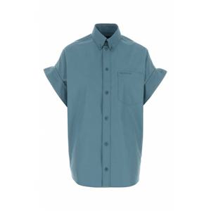 [BALENCIAGA] 라프리마 여성 셔츠 857833TTM13 1463 라이트 Blue /2