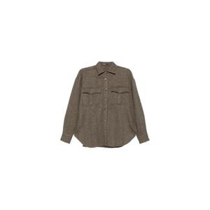 25 FW 에르마노설비노 헤링본 패턴 플랩 포켓 셔츠 D472K722OQR TP442205761