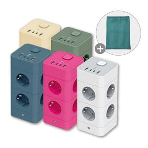 에코너 타워 멀티탭 12구+파우치